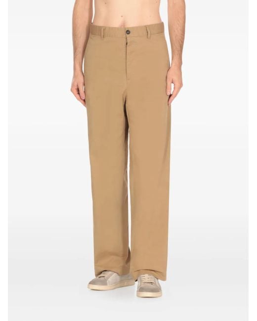 DSquared² Natural Button-Fastening Trousers for men