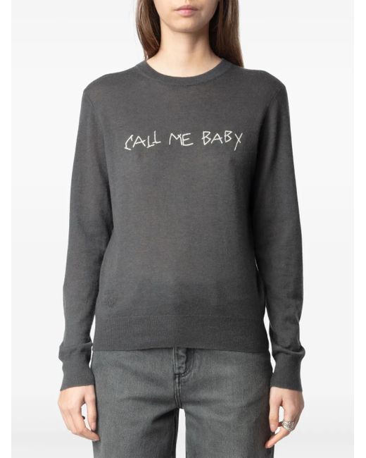 Zadig & Voltaire Gray Pravis Cp Cmb