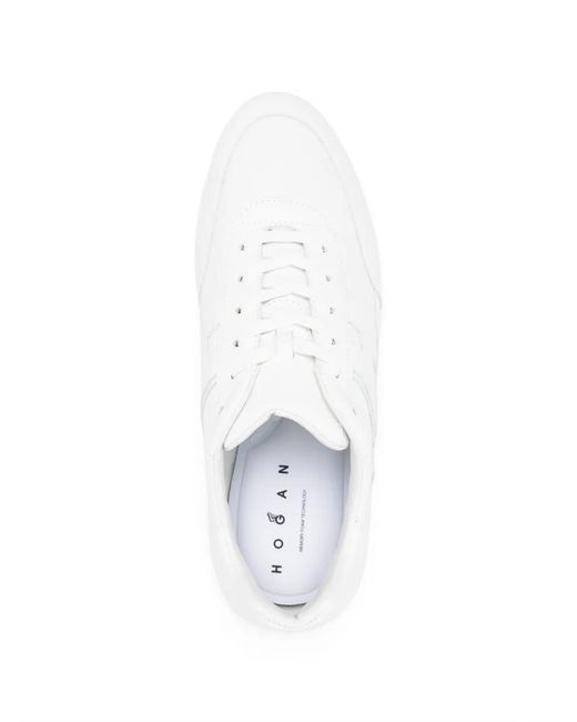 Hogan White Logo Sneakers for men