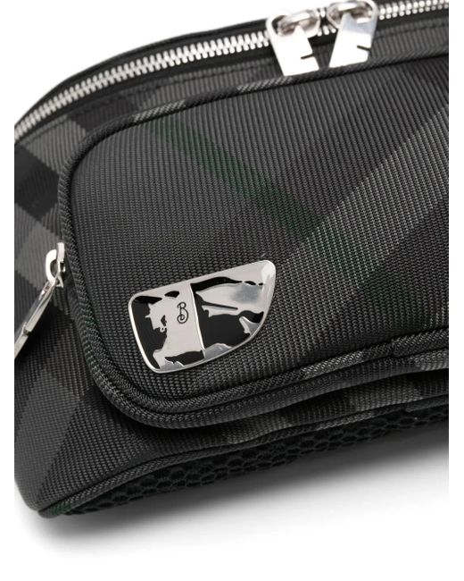 Burberry Grid Heuptas in het Black voor heren