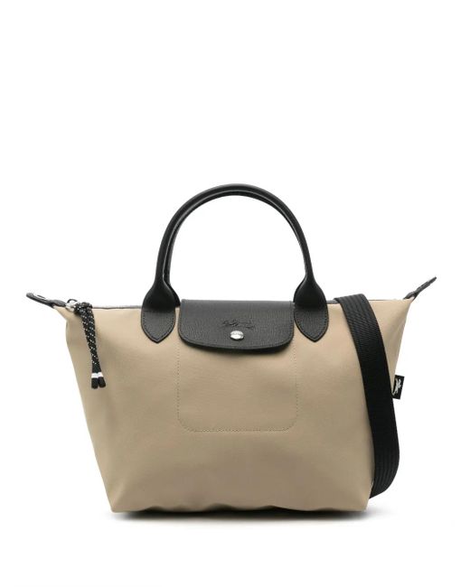 Bolso shopper Le Pliage Energy pequeño Longchamp de color Metallic