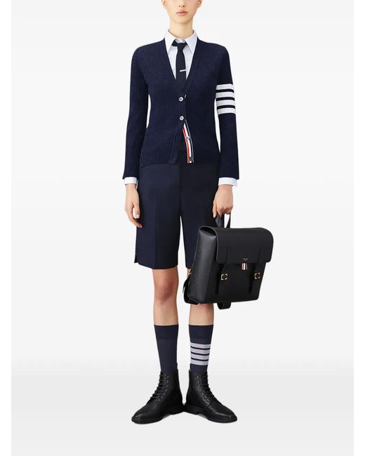 Thom Browne Blue Wool Shorts