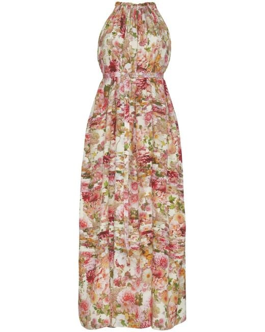 Adam Lippes White Sabine Crepe-De-Chine Shift Dress