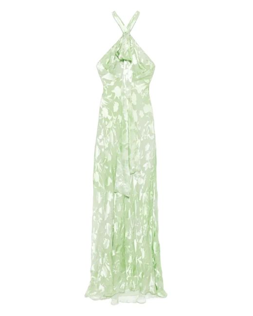 Ermanno Scervino ジャカード マキシドレス Green