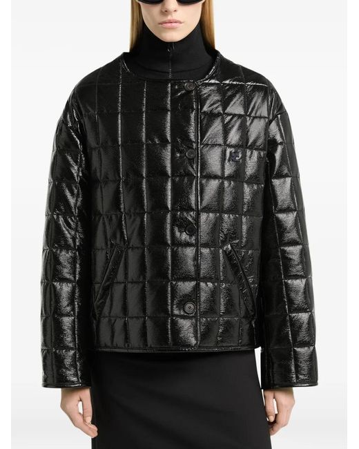 Courreges Gewatteerd Jack in het Black