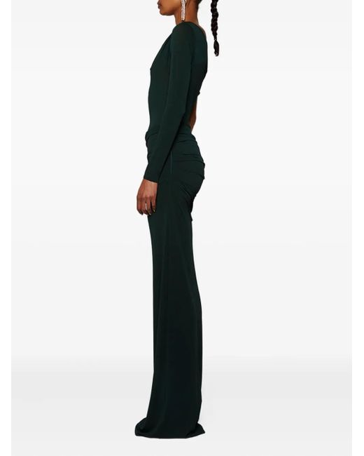 Alex Perry Asymmetrische Maxi-Jurk in het Green