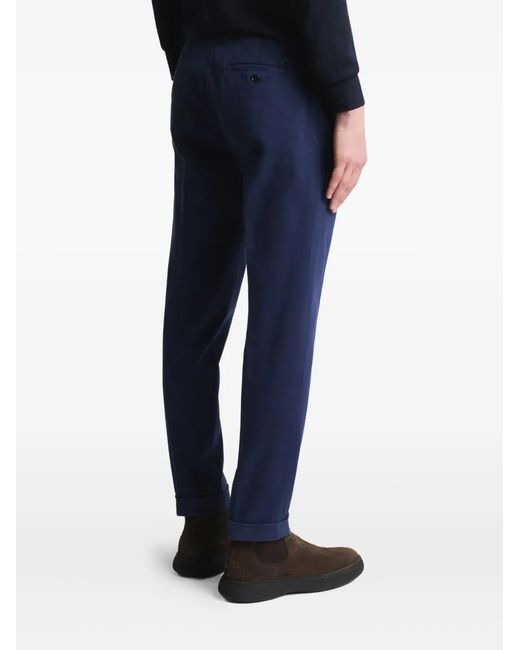 Fay Blue Tailored Trousers for men