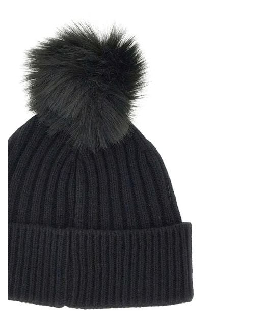 Gorro Con Pompón Colmar de color Black