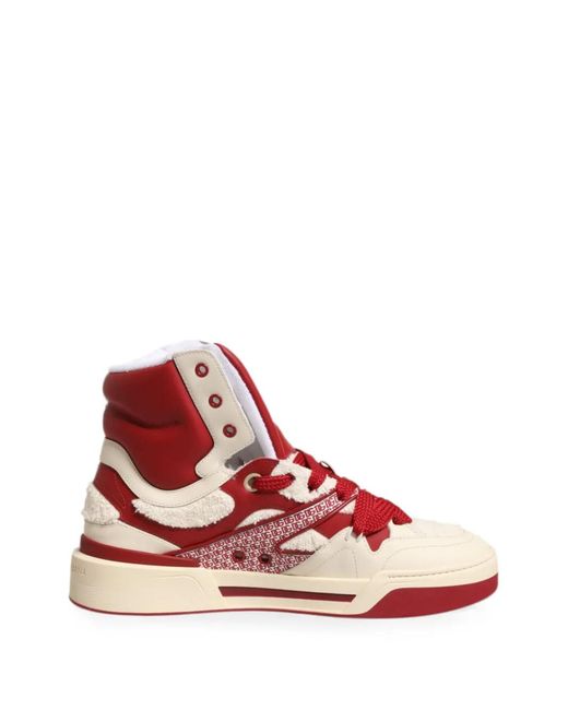 Dolce & Gabbana Pink Custom 2.Zero High-Top Sneakers for men