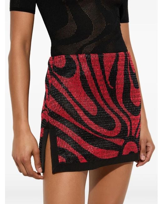 Emilio Pucci Wikkelrok in het Red