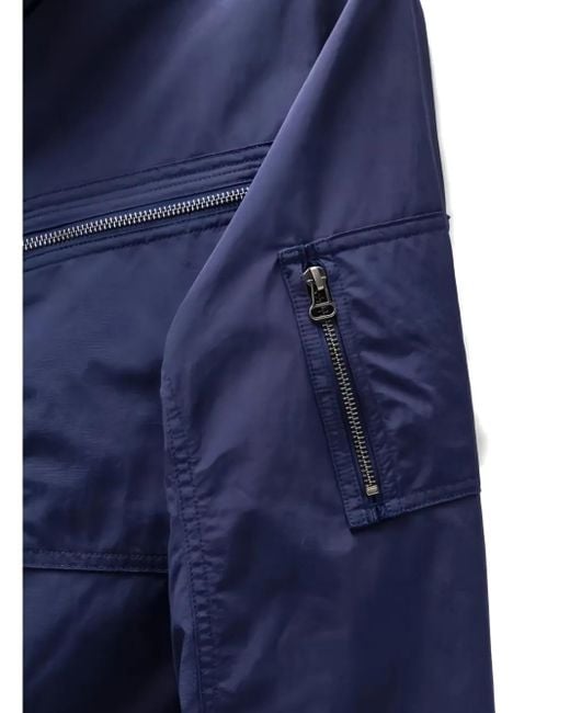 PUMA Blue Multi-Pocket Buttoned Coat for men