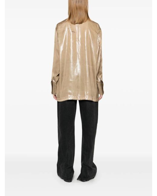 Alexander Wang Natural Trompe L'Oeil-Print Shirt