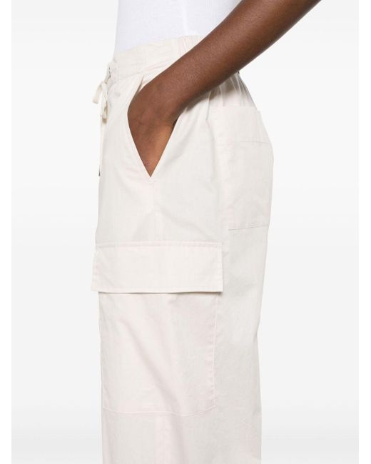 Pantalones cargo texturizados Peserico de color White