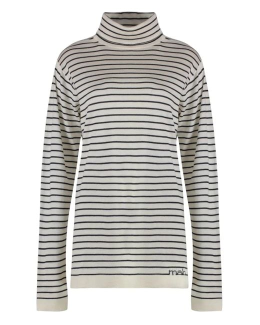 Pull À Rayures Malo en coloris Gray