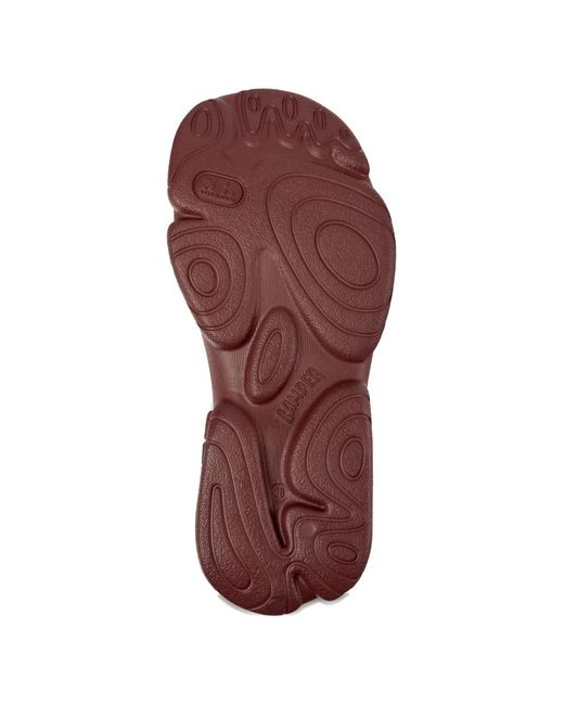 Camper Brown Karst Buckle Strap Sandals