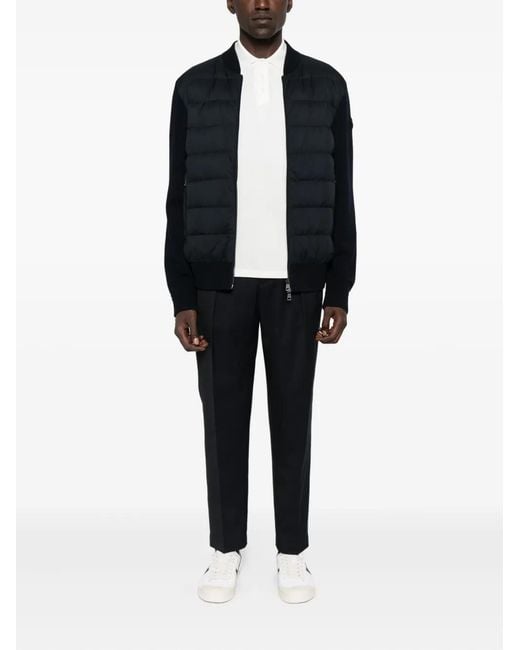 Moncler Black Quilted Jacket for men