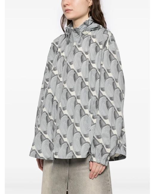 JNBY Gray Hooded Sunscreen Jacket