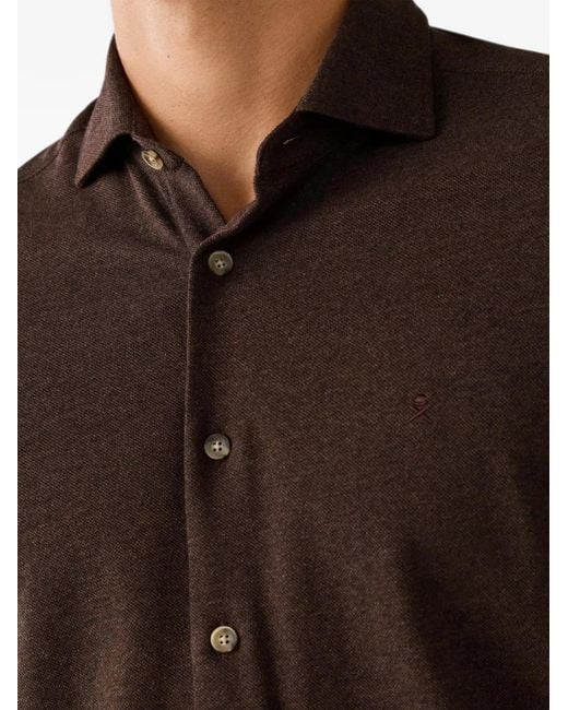 Camicia di Hackett in Brown da Uomo