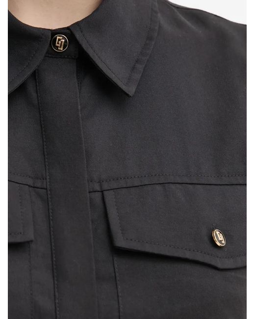GAUDI Black Cest-Pocket Shirt