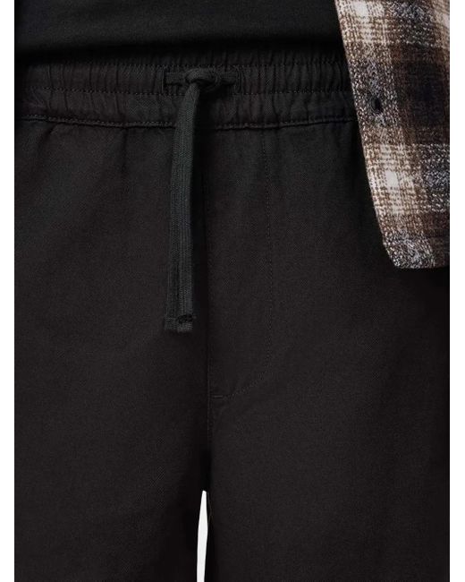 AllSaints Black Hanbury Drawstring-Waist Trousers for men