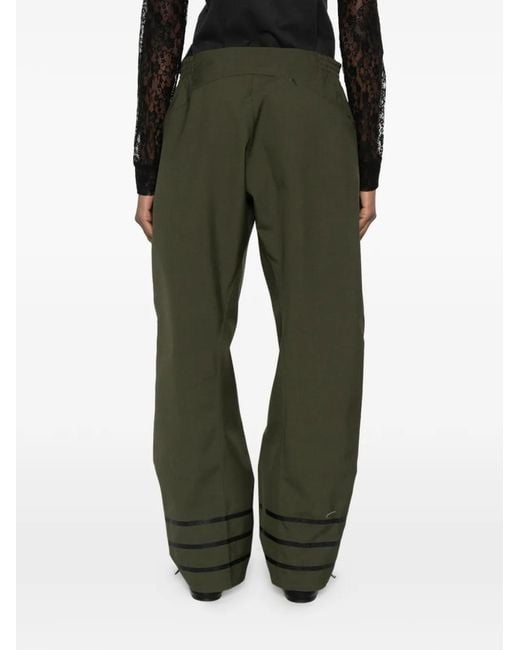Coperni Green Stripe Tailored Trousers