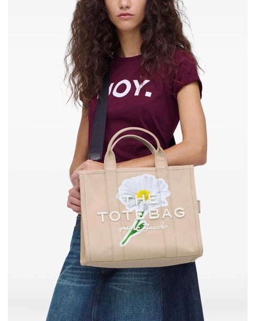 Marc Jacobs White Medium Tote Printed Bag