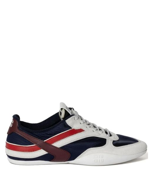 Baskets Gymnasium Miu Miu en coloris Blue