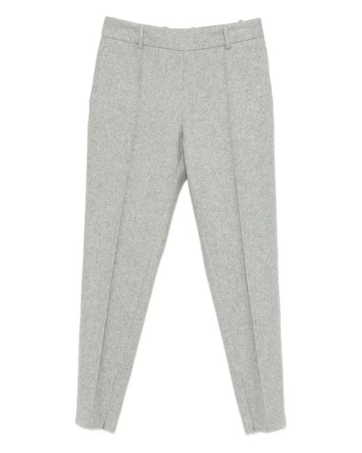 Ermanno Scervino Gray Tailored Trousers