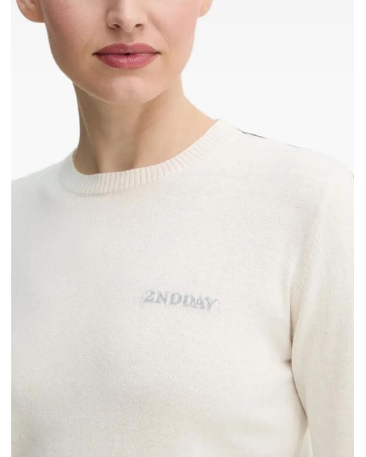 2nd Day White Lance Pullover