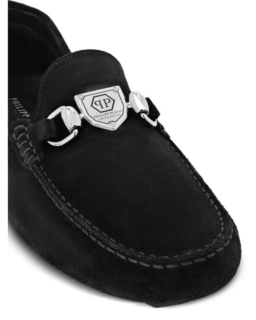 Philipp Plein Loafer Aus Wildleder in Black für Herren