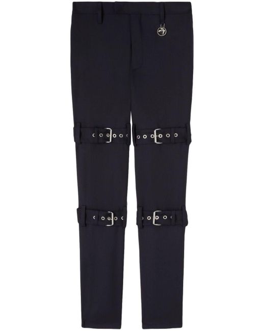 Pantaloni Bondage con cintura di Ambush in Blue da Uomo