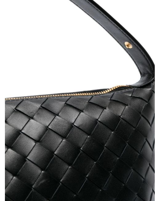 Bottega Veneta Black Mini Wallace Leather Shoulder Bag - Women's - Lamb Skin