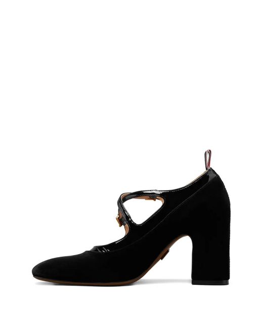 Thom Browne Black Thom John Criss-Cross Buckle Pumps