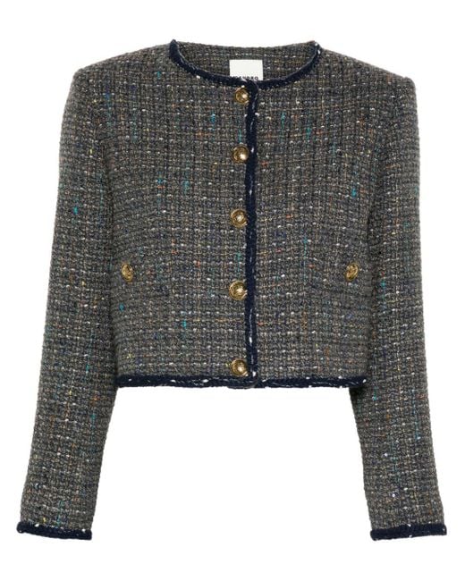 Sandro Black Tweed Jacket