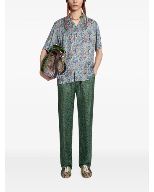 Dries Van Noten Multicolor Patchwork Ballerina Sneakers for men