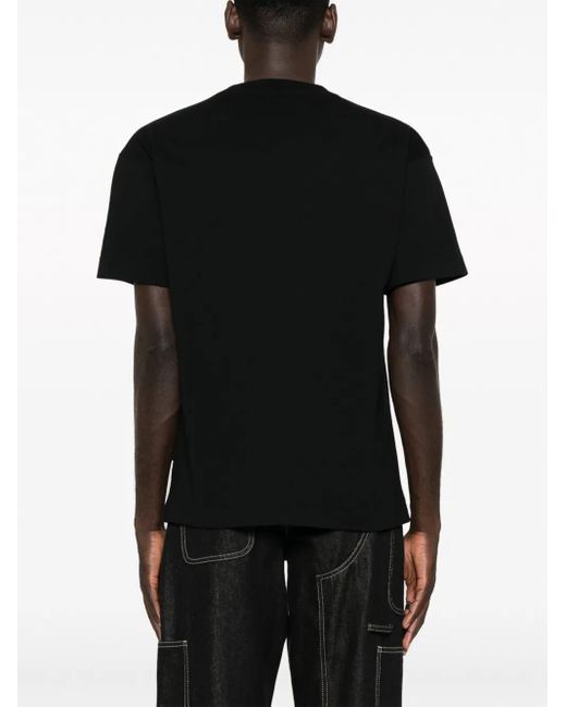 Palm Angels T-Shirt mit Rundhalsausschnitt und Aufdruck in Black für Herren