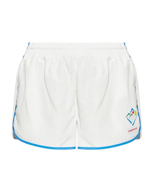Casablanca White Casa Sportif Windbreaker Shorts