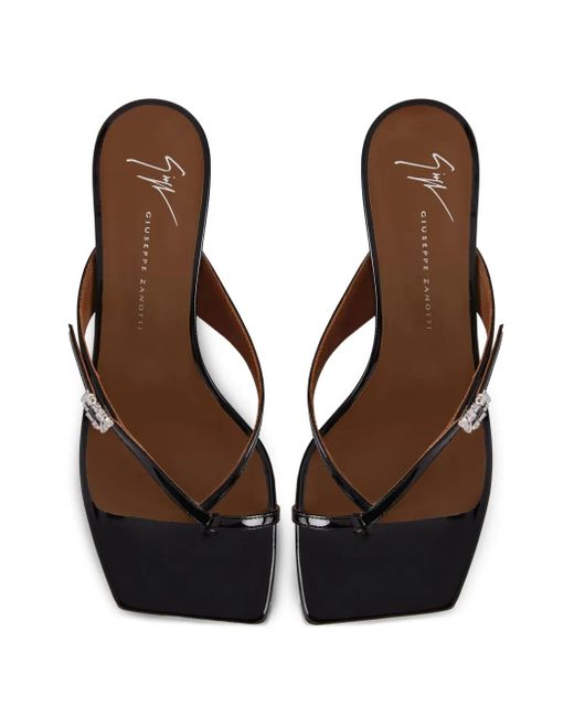 Giuseppe Zanotti Black 45Mm Amandhine Sandals