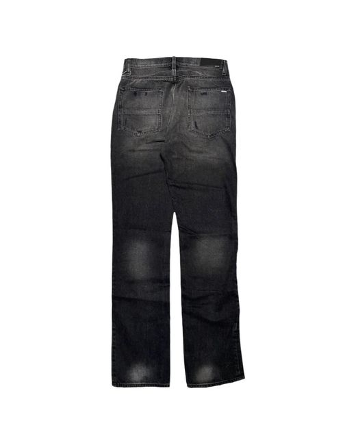 Amiri Black Loose Stack Jeans for men