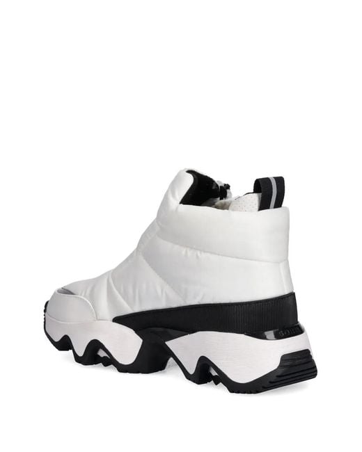 Sorel White Kinetic Impact Puffy Zip Waterproof Boot