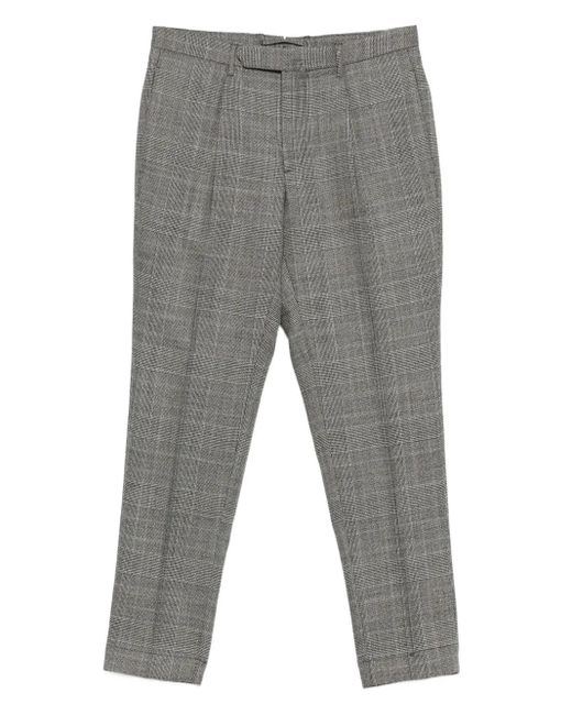 Biagio Santaniello Karierte Hose in Gray für Herren