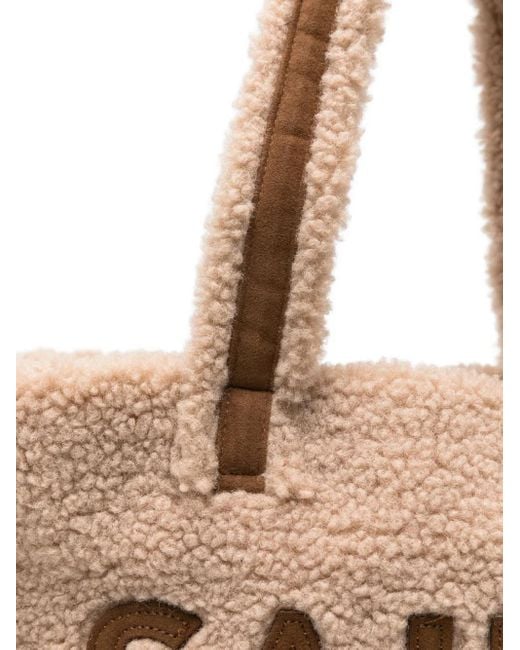 Mc2 Saint Barth ロゴ ハンドバッグ Natural