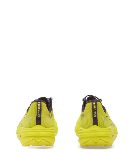 PUMA Yellow Deviate Nitroelite Trail Sneakers for men