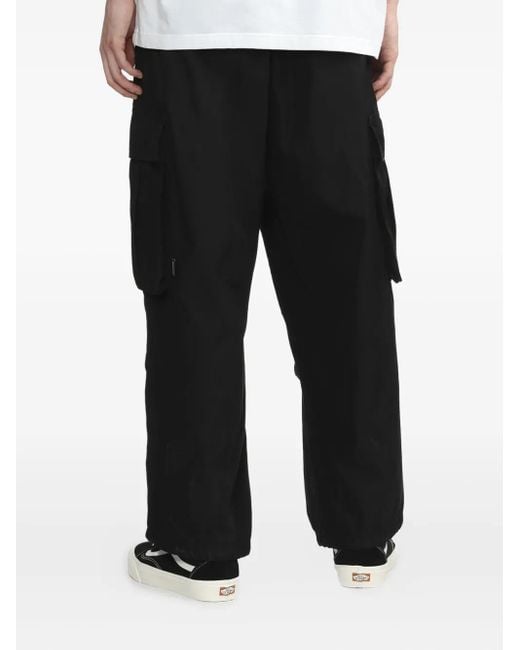 Neighborhood Black Cargo-Pocket Trousers for men