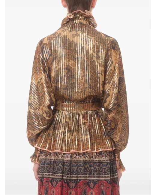 Valentino Garavani Natural Voyage Imaginaire-Print Shirt