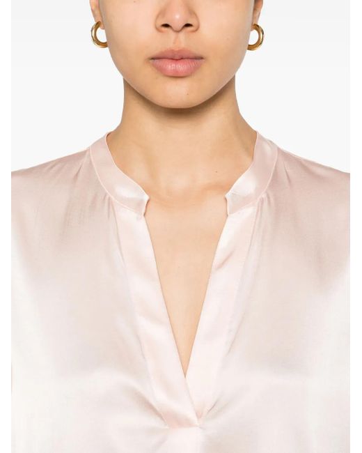 Blanca Vita Pink Bluse Aus Satin