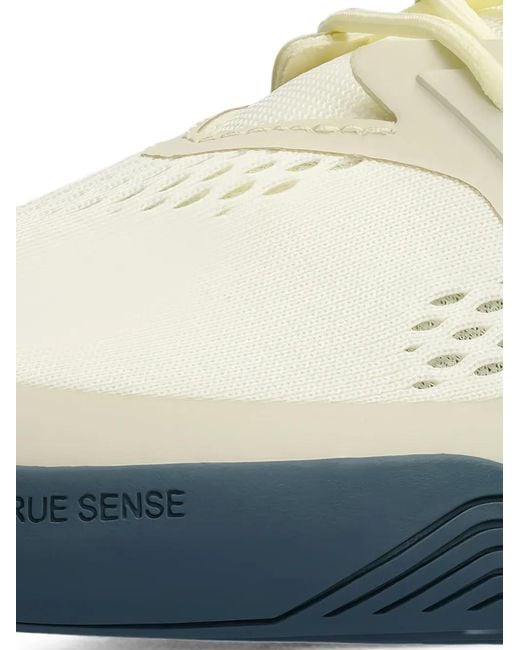 Groundies Blue G-Flex Precision Mesh-Panelled Lace-Up Sneakers