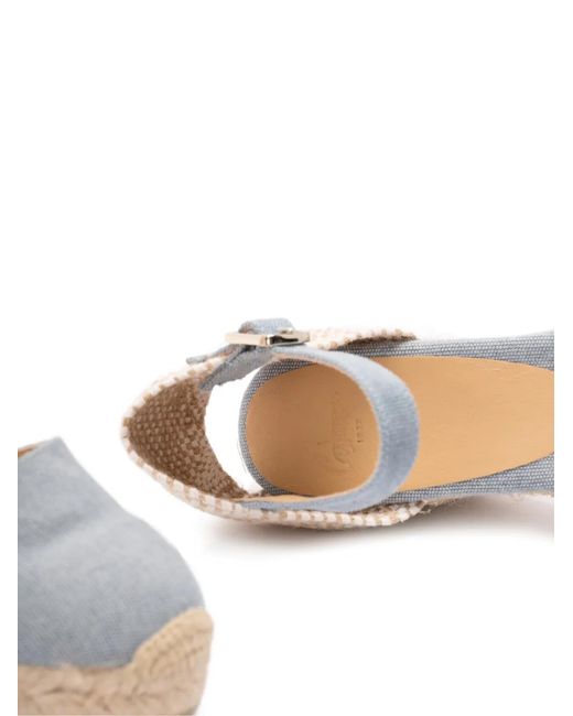 Castaner Natural Espadrilles À Bride Cheville