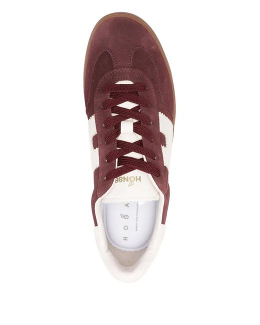 Hogan Sneakers Mit Logo-Patch in Brown für Herren