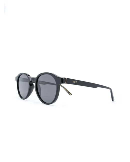 Retrosuperfuture Black Round Frame Sunglasses